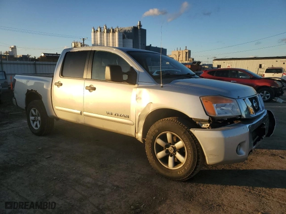 2010 Nissan Titan SE with VIN 1N6AA0EC3AN311847, listed as a Copart auction lot 81609774 with 116,023 mi miles and Salvage Title. Bid and sale history available at carsss.com. Image 4.