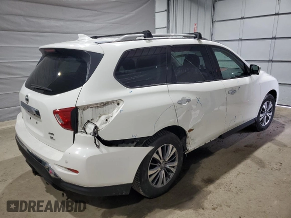 2020 Nissan Pathfinder SL z VIN 5N1DR2CMXLC613288, wystawiony jako Copart lot #50378545 z przebiegiem 104 916 mil mil oraz Szkoda całkowita • Salvage title. Historia ofert i sprzedaży dostępna na DreamBid. Obrazek 3.