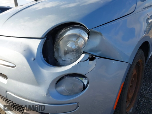 2013 FIAT 500 Pop with VIN 3C3CFFAR1DT754372, listed as a IAAI auction lot 41920208 with 1 mi miles. Bid and sale history available at carsss.com. Image 6.