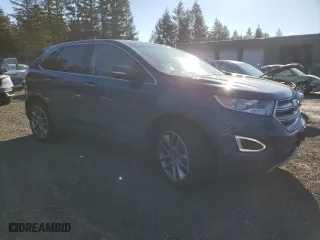 2016 Ford Edge Titanium with VIN 2FMPK4K9XGBC53133, listed as a Copart auction lot 44601205 with 105,454 mi miles and Salvage Title. Bid and sale history available at carsss.com. Image 4.
