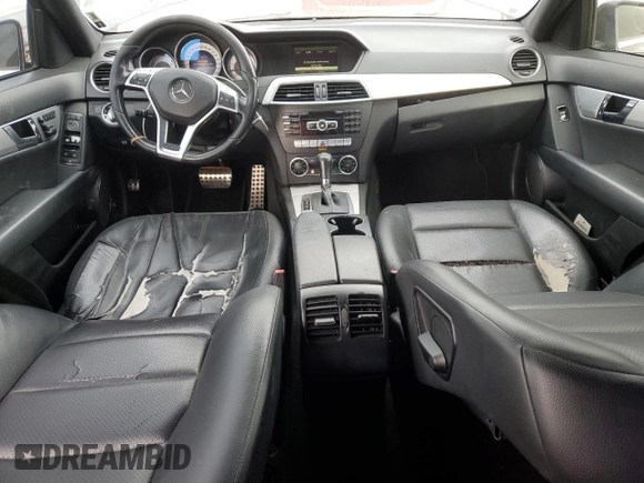 2014 Mercedes-Benz C 250 Sport with VIN WDDGF4HB7EG199014, listed as a Copart auction lot 83358944 with 160,158 mi miles and Non repairable. Bid and sale history available at DreamBid. Image 8.