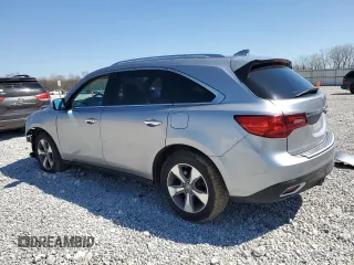 2016 Acura MDX with VIN 5FRYD4H27GB006294, listed as a Copart auction lot 53050055 with 169,558 mi miles and Salvage Title. Bid and sale history available at carsss.com. Image 2.