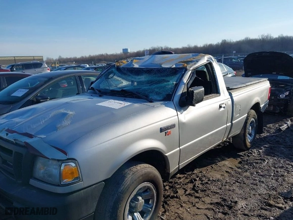 2009 Ford Ranger XL with VIN 1FTYR10DX9PA42620, listed as a IAAI auction lot 41719963 with 126,431 mi miles. Bid and sale history available at carsss.com. Image 6.