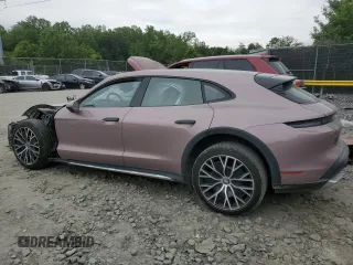 2022 Porsche Taycan 4 with VIN WP0BA2Y11NSA67820, listed as a Copart auction lot 58346275 with 45,976 mi miles and Salvage title. Bid and sale history available at DreamBid. Image 2.