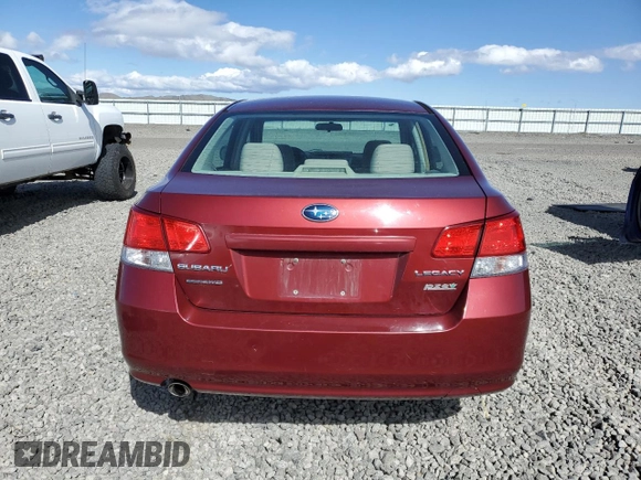 2013 Subaru Legacy Premium with VIN 4S3BMBB62D3027697, listed as a Copart auction lot 56783645 with 191,618 mi miles and Salvage title. Bid and sale history available at DreamBid. Image 6.