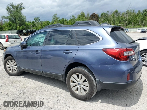 2017 Subaru Outback Premium с VIN 4S4BSAFC5H3213929, выставлен на аукционе Copart как лот 61817015 с пробегом 44 593 миль миль и Списание • Salvage title. История ставок и продаж доступна на DreamBid. Изображение 2.