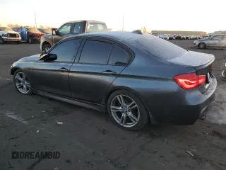 2015 BMW 3 Series 335i xDrive with VIN WBA3B9G50FNR93148, listed as a Copart auction lot 43571925 with 119,092 mi miles and Salvage Title. Bid and sale history available at carsss.com. Image 2.
