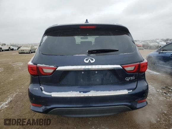 2018 Infiniti QX60 with VIN 5N1DL0MM7JC522674, listed as a Copart auction lot 44515265 with 65,582 mi miles and Salvage Title. Bid and sale history available at DreamBid. Image 6.