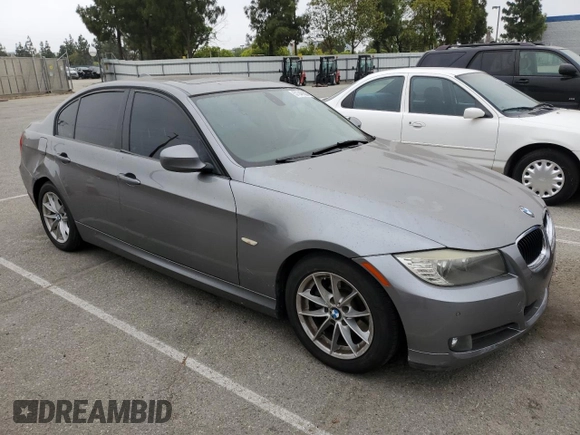 2010 BMW 3 Series 328i with VIN WBAPH5G51ANM36203, listed as a Copart auction lot 57349235 with 183,491 mi miles and Salvage title. Bid and sale history available at DreamBid. Image 4.