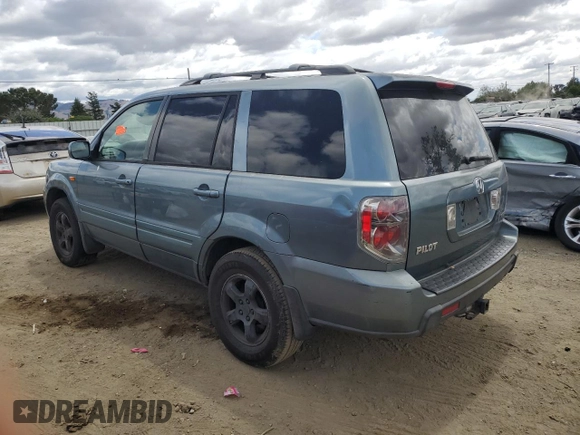 2007 Honda Pilot EX-L with VIN 2HKYF18547H517449, listed as a Copart auction lot 57093925 with 211,876 mi miles and Clean Title. Bid and sale history available at DreamBid. Image 2.