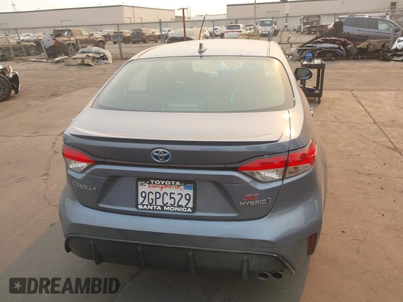 2023 Toyota Corolla Hybrid LE with VIN JTDBCMFE6P3002578, listed as a IAAI auction lot 41275201 with 34,263 mi miles. Bid and sale history available at carsss.com. Image 17.