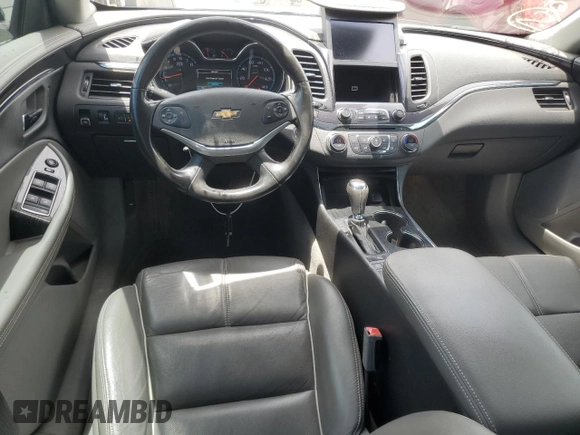 2016 Chevrolet Impala LTZ with VIN 2G1145S33G9159598, listed as a Copart auction lot 60217765 with 157,452 mi miles and Salvage title. Bid and sale history available at DreamBid. Image 8.