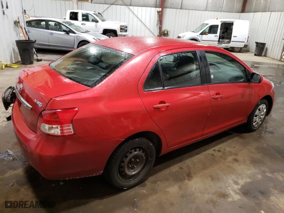 2010 Toyota Yaris with VIN JTDBT4K38A4075103, listed as a Copart auction lot 50101385 with 95,341 mi miles and Salvage Title. Bid and sale history available at carsss.com. Image 3.