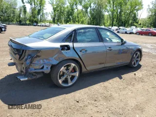 2018 Audi S4 Premium Plus with VIN WAUB4AF45JA100763, listed as a Copart auction lot 57312904 with 91,328 mi miles. Bid and sale history available at carsss.com. Image 3.