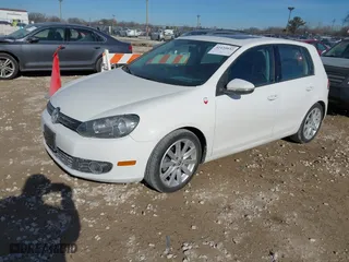 2011 Volkswagen Golf TDI with VIN WVWDM7AJ3BW210260, listed as a IAAI auction lot 41439842 with 70,808 mi miles. Bid and sale history available at carsss.com. Image 2.