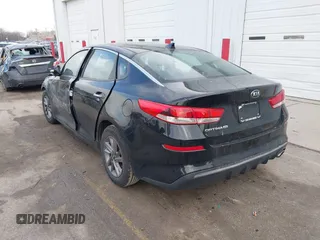 2020 Kia Optima LX with VIN 5XXGT4L33LG413665, listed as a IAAI auction lot 41673777 with 109,731 mi miles. Bid and sale history available at carsss.com. Image 3.