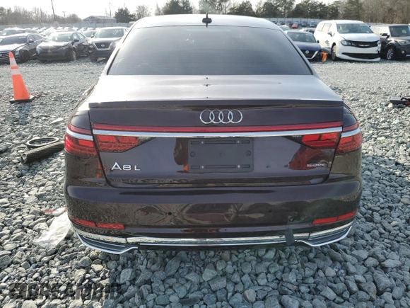 2019 Audi A8 L with VIN WAU8DAF83KN014441, listed as a Copart auction lot 45976415 with 78,749 mi miles and Salvage Title. Bid and sale history available at carsss.com. Image 6.