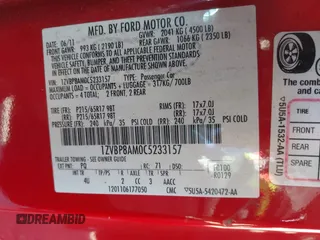 2012 Ford Mustang Premium with VIN 1ZVBP8AM0C5233157, listed as a IAAI auction lot 41580689 with 132,243 mi miles and . Bid and sale history available at DreamBid. Image 9.