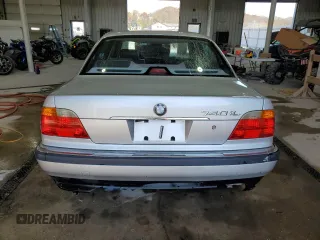 2000 BMW 7 Series 740iL with VIN WBAGH8341YDP13706, listed as a Copart auction lot 78727604 with 215,793 mi miles and Salvage Title. Bid and sale history available at carsss.com. Image 6.