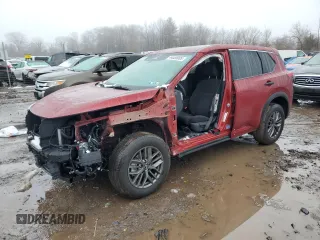 2025 Nissan Rogue S z VIN 5N1BT3AB0SC763151, wystawiony jako Copart lot #44585005 z przebiegiem 209 mil mil oraz Szkoda całkowita • Salvage title. Historia ofert i sprzedaży dostępna na DreamBid. Obrazek 1.
