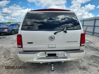 2004 Cadillac Escalade with VIN 1GYEK63N74R228938, listed as a Copart auction lot 63845725 with 267,438 mi miles and Salvage title. Bid and sale history available at DreamBid. Image 6.