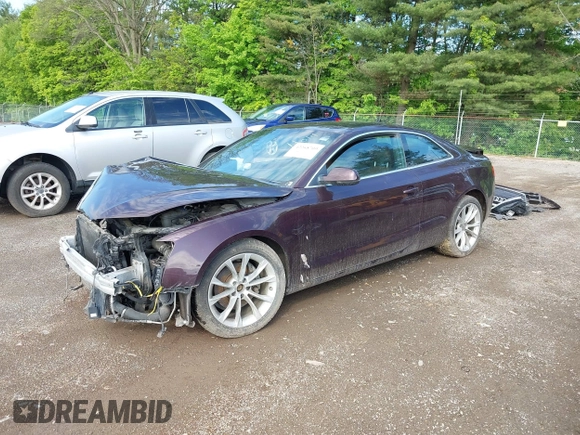 2014 Audi A5 Premium Plus with VIN WAULFAFR0EA027947, listed as a IAAI auction lot 42268709 with 195,060 mi miles and . Bid and sale history available at DreamBid. Image 22.