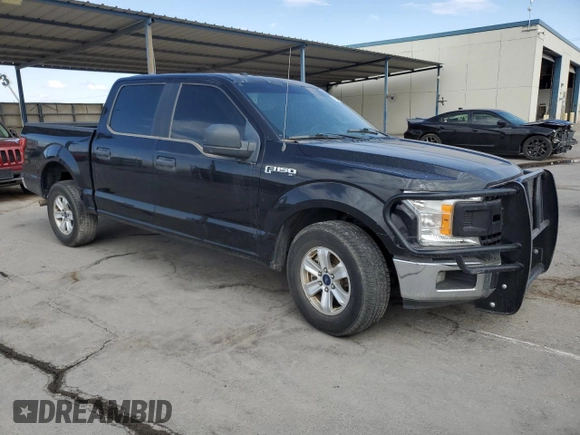 2018 Ford F-150 XL with VIN 1FTEW1C5XJKC65757, listed as a Copart auction lot 51296395 with 103,983 mi miles and Salvage Title. Bid and sale history available at carsss.com. Image 4.