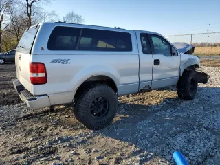 2005 Ford F-150 XL with VIN 1FTRF14WX5NA21751, listed as a Copart auction lot 80628494 with 236,866 mi miles and Salvage Title. Bid and sale history available at carsss.com. Image 3.