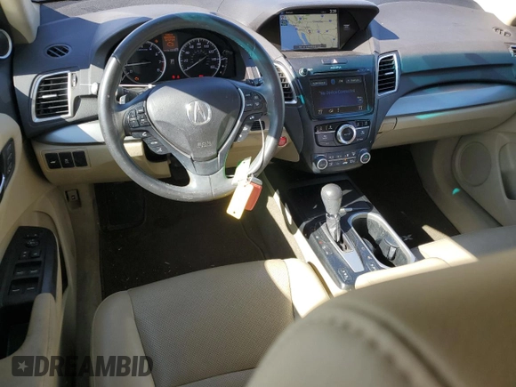 2016 Acura RDX Tech Pkg with VIN 5J8TB4H57GL009531, listed as a Copart auction lot 50531675 with 127,307 mi miles and Salvage Title. Bid and sale history available at carsss.com. Image 8.