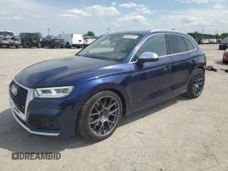 2018 Audi SQ5 Premium Plus with VIN WA1A4AFY5J2009191, listed as a Copart auction lot 66319374 with 54,995 mi miles and Salvage Title. Bid and sale history available at DreamBid. Image 1.