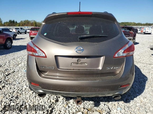 2011 Nissan Murano SV with VIN JN8AZ1MWXBW174533, listed as a Copart auction lot 75159014 with 188,060 mi miles and Clean Title. Bid and sale history available at carsss.com. Image 6.