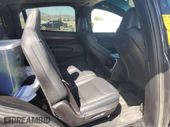 2023 Tesla Model X with VIN 7SAXCAE52PF380229, listed as a Copart auction lot 53535065 with 42,456 mi miles and Salvage Title. Bid and sale history available at DreamBid. Image 11.