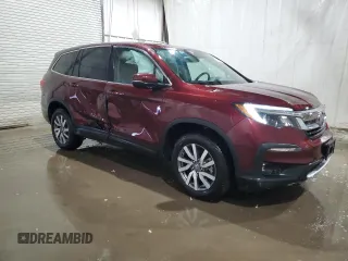 2021 Honda Pilot EX-L with VIN 5FNYF6H58MB090087, listed as a Copart auction lot 51484195 with 30,461 mi miles and Salvage Title. Bid and sale history available at carsss.com. Image 4.