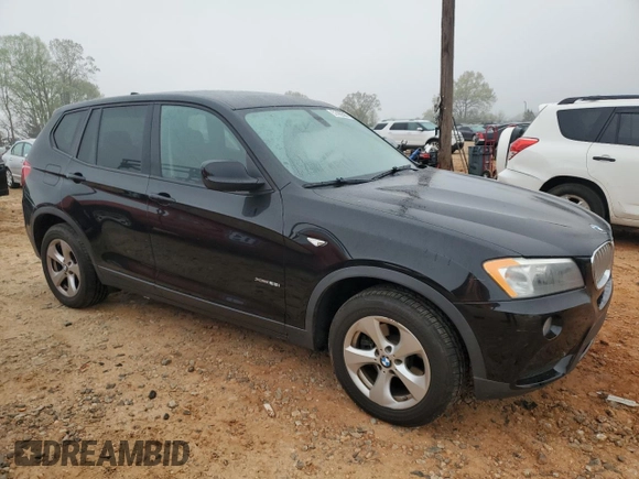 2012 BMW X3 28i with VIN 5UXWX5C57CL719631, listed as a Copart auction lot 51429585 with 196,283 mi miles and Salvage Title. Bid and sale history available at DreamBid. Image 4.
