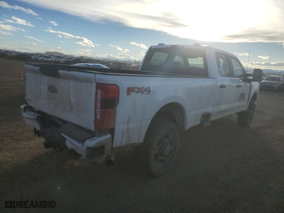 2023 Ford Super Duty F-250 SRW XL with VIN 1FT8W2BNXPED38850, listed as a Copart auction lot 46600915 with 46,278 mi miles and Salvage Title. Bid and sale history available at carsss.com. Image 3.