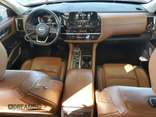 2022 Nissan Pathfinder Platinum z VIN 5N1DR3DH7NC216230, wystawiony jako Copart lot #88893445 z przebiegiem 76 838 mil mil oraz Szkoda całkowita • Salvage title. Historia ofert i sprzedaży dostępna na DreamBid. Obrazek 8.