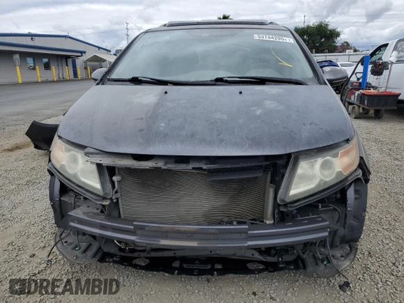 2015 Honda Odyssey Touring Elite with VIN 5FNRL5H95FB058873, listed as a Copart auction lot 53744295 with 139,856 mi miles and Salvage title. Bid and sale history available at DreamBid. Image 5.
