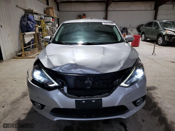 2017 Nissan Sentra SV with VIN 3N1AB7AP9HY269380, listed as a Copart auction lot 52815375 with 186,493 mi miles and Salvage Title. Bid and sale history available at carsss.com. Image 5.