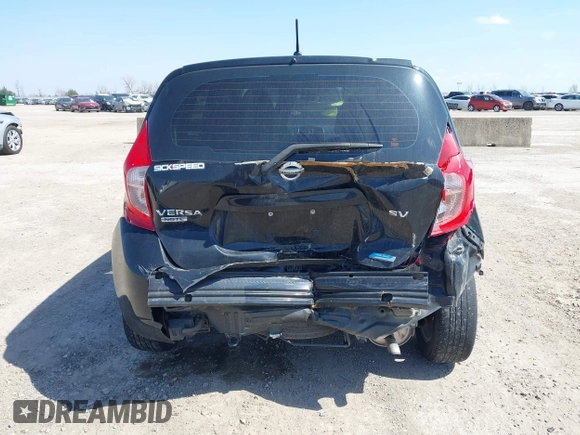 2015 Nissan Note SV with VIN 3N1CE2CPXFL369921, listed as a IAAI auction lot 41785503 with 109,718 mi miles and . Bid and sale history available at DreamBid. Image 6.