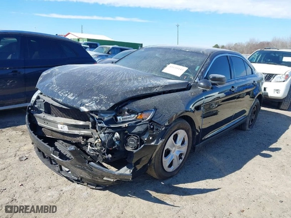 2018 Ford Police Interceptor Sedan with VIN 1FAHP2MK6JG104397, listed as a IAAI auction lot 41630443 with 86,257 mi miles. Bid and sale history available at carsss.com. Image 2.
