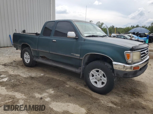 1997 Toyota T100 SR5 z VIN JT4UN24D4V0037751, wystawiony jako Copart lot #58940575 z przebiegiem 225 109 mil mil oraz Czysty tytuł • Clean title. Historia ofert i sprzedaży dostępna na DreamBid. Obrazek 4.