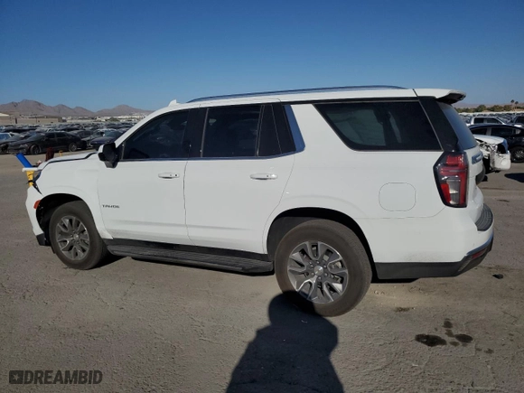 2023 Chevrolet Tahoe LS with VIN 1GNSCMKD7PR407530, listed as a Copart auction lot 73616884 with 11,871 mi miles and Salvage Title. Bid and sale history available at carsss.com. Image 2.