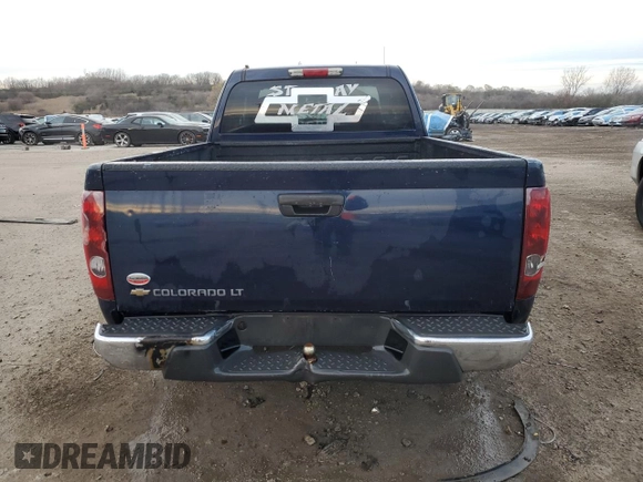 2008 Chevrolet Colorado LS with VIN 1GCDT199988168801, listed as a Copart auction lot 82115934 with 168,387 mi miles and Salvage Title. Bid and sale history available at carsss.com. Image 6.