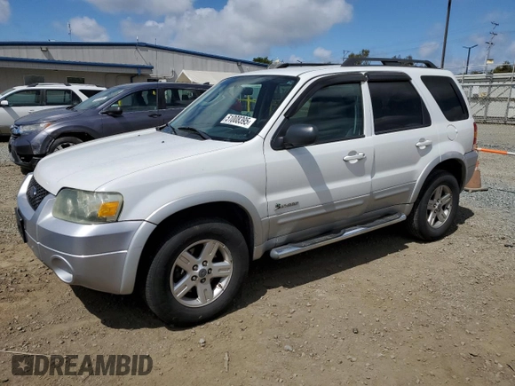 2007 Ford Escape Hybrid with VIN 1FMCU49H07KA54474, listed as a Copart auction lot 51008395 with 161,824 mi miles and Salvage Title. Bid and sale history available at carsss.com. Image 1.