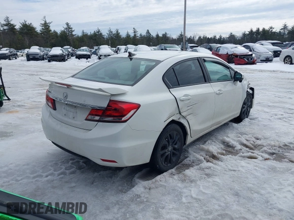 2015 Honda Civic EX with VIN 2HGFB2F86FH533408, listed as a IAAI auction lot 41655178 with 150,789 mi miles and . Bid and sale history available at carsss.com. Image 4.