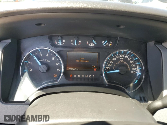 2012 Ford F-150 XL with VIN 1FTMF1CM6CKD21912, listed as a Copart auction lot 57227405 with 75,976 mi miles and Clean title. Bid and sale history available at DreamBid. Image 9.
