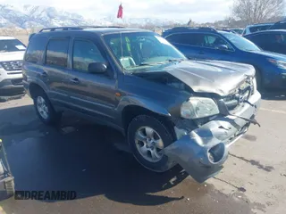 2002 Mazda Tribute LX with VIN 4F2YU08142KM18539, listed as a IAAI auction lot 41742104 with 230,254 mi miles and . Bid and sale history available at carsss.com. Image 1.