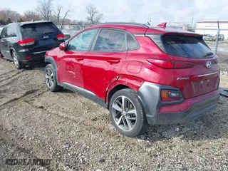 2021 Hyundai Kona Limited with VIN KM8K3CA51MU744986, listed as a IAAI auction lot 41519852 with 69,443 mi miles. Bid and sale history available at carsss.com. Image 3.