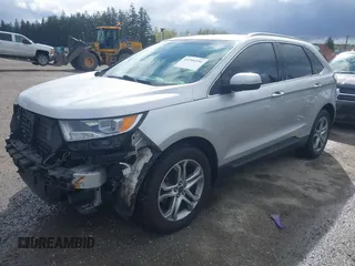 2015 Ford Edge Titanium with VIN 2FMTK4K95FBB10331, listed as a IAAI auction lot 41990356 with 121,337 mi miles. Bid and sale history available at carsss.com. Image 18.
