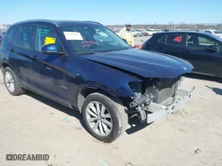 2017 BMW X3 sDrive28i with VIN 5UXWZ7C53H0U46640, listed as a IAAI auction lot 41669194 with 174,463 mi miles. Bid and sale history available at carsss.com. Image 1.